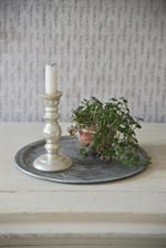 570674 Bakke med blomst og lysestage fra Jeanne d´Arc Living - Tinashjem